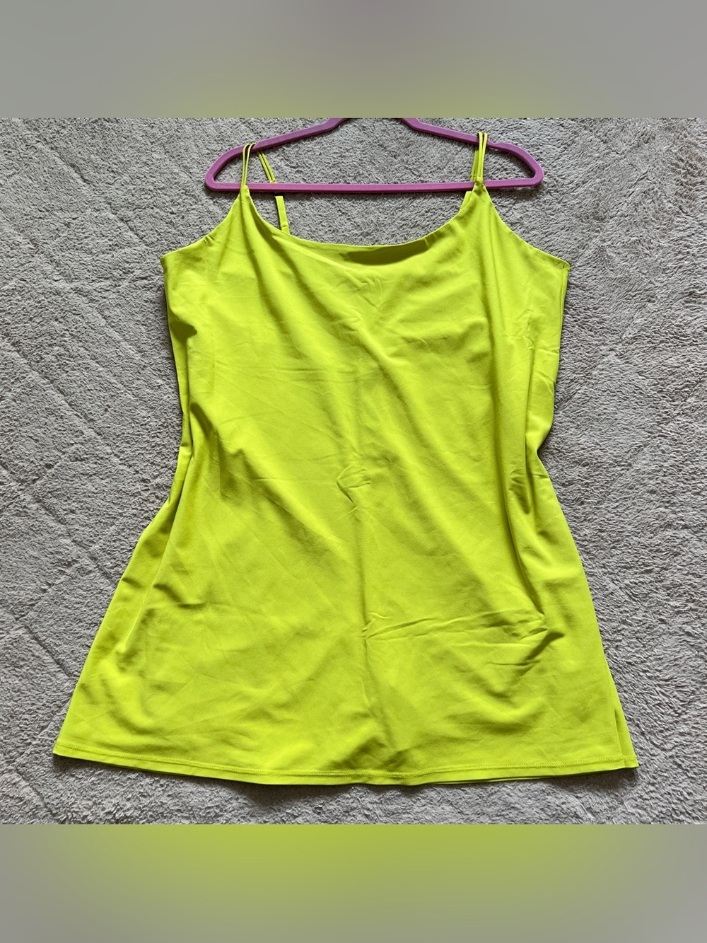 Abercrombie & Fitch Tank Dress with Shorts Athleisure Preppy Minimalist Sz XL
